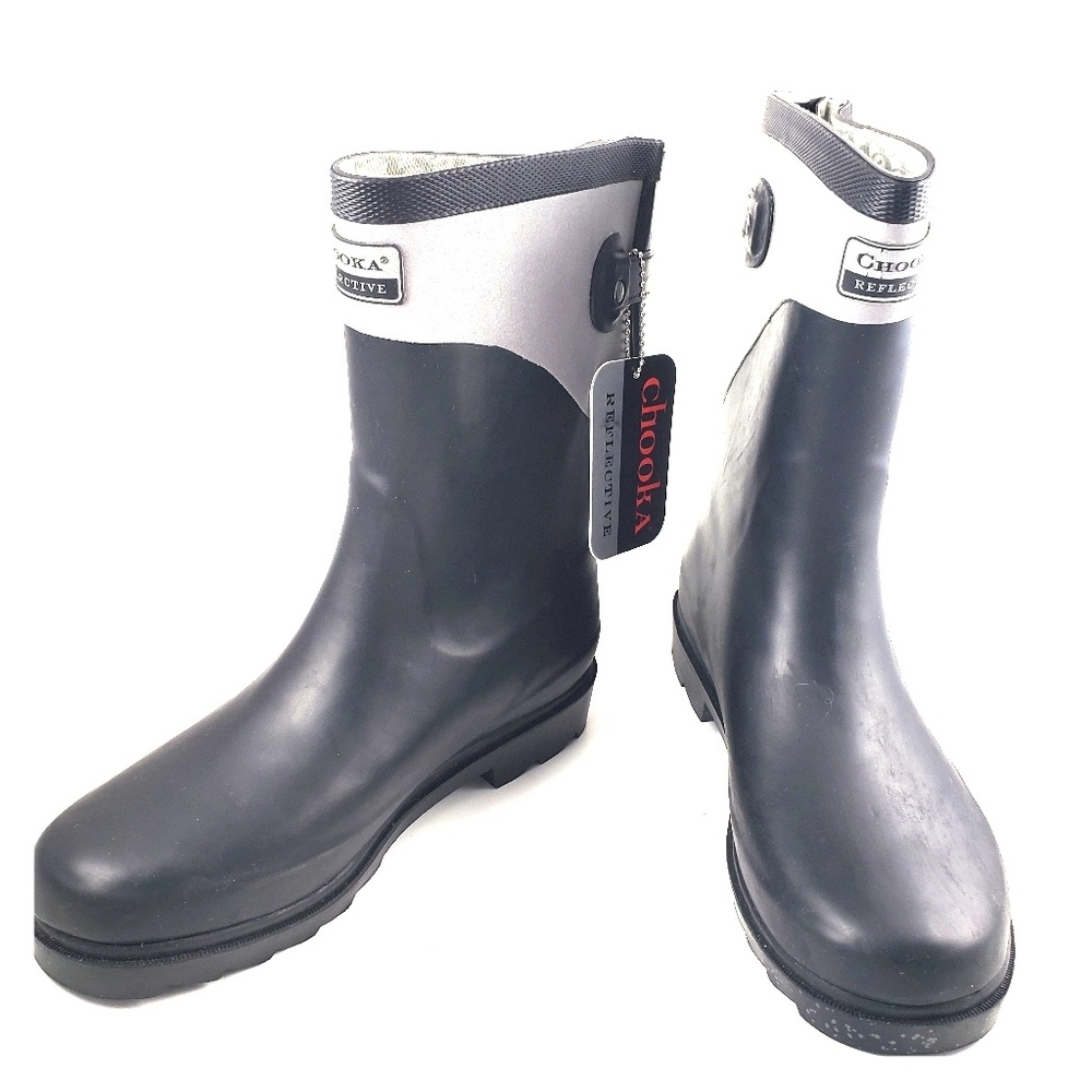 Chooka Retro Reflective Waterproof Rain Boots